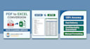 convert PDF and scanned documents to clean ms excel