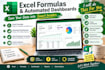 create excel formulas, automated dashboards