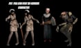 create ps1 ps2 psx low poly horror character low poly 3d creepy model for game