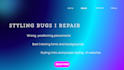 fix HTML CSS mobile layout and responsive bugs on your website