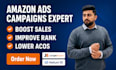 setup, manage and optimize your amazon PPC ads campaigns to increase sales
