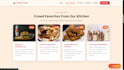 create a modern fast food restaurant website