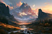 do fantasy landscape illustrations