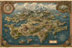 do fantasy map design map maker vector map illustration