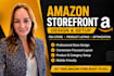 design high converting amazon store, amazon storefront design, fba store setup