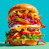 create vintage pop art food posters
