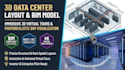 create 3d data center layout bim model and 3d virtual tour
