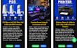 create a responsive HTML CSS website