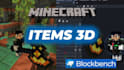do minecraft 3d model in blockbench with animation, bedrock addon, addon
