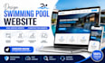 design swimming pool website pool service website construction website swimming