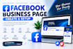 create and setup facebook page