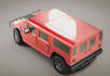 model offroad 3d vehicle for unity game, 3d cabin design,blender 3d model, parts