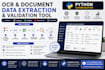 build a python ocr document data extraction and validation tool