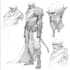 design fantasy character sketch for you