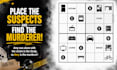 create engaging crime themed logic and sudoku puzzles