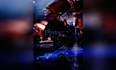 create a gritty y2k ps2 style poster