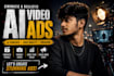 create ai ads, ai cinematic reals with real face reference
