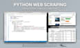 do python web scraping and data extraction from websites