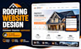 design a professional roofing company website with wordpress