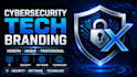 design a professional cybersecurity, tech and security logo
