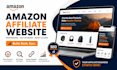 build an amazon affiliate website with SEO content and monetization