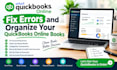 fix errors and organize your quickbooks online books