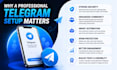 setup and optimize your telegram group or channel
