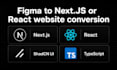 convert figma to next js figma to react responsive website