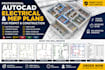 create professional autocad electrical and mep plans for permit and construction