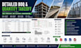 prepare quantity takeoffs, boq and cost estimates