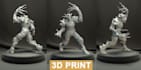 sculpt miniatures, figurines and creatures for 3d printing