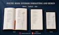 do poetry book formatting, poem book layout and typsetting