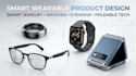 do smart jewellery wearable watches glasses foldable electronics in 3d cad model