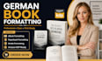 do german ebook formatting, german book, german paperback formatting, amazon kdp