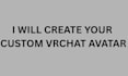 create custom vrchart and 3d chaarcter model