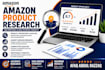 do professional amazon product research  and competitor research