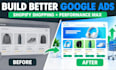 manage shopify google shopping and performance max ads