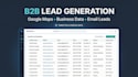 lead scraper, google map scraper, scrape email and business data, b2b leads