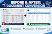 convert PDF, bank statements and scanned documents to excel