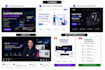 create a responsive HTML CSS website