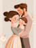 make a disney cartoon illustration