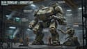 design sci fi mecha and robot concept art