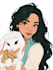 make a disney cartoon illustration