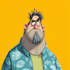 draw your character in a fun cartoon style