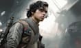 create epic sci fi space art, futuristic characters and galaxy scenes