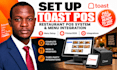 set up toast pos restaurant clover square pos system and menu integration
