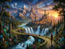 do landscape illustration and background concept art