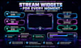 design custom twitch stream widgets and overlays
