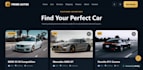 built a modern car dealership website