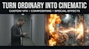 create custom cinematic vfx visual effects compositing edit videoanimated videos